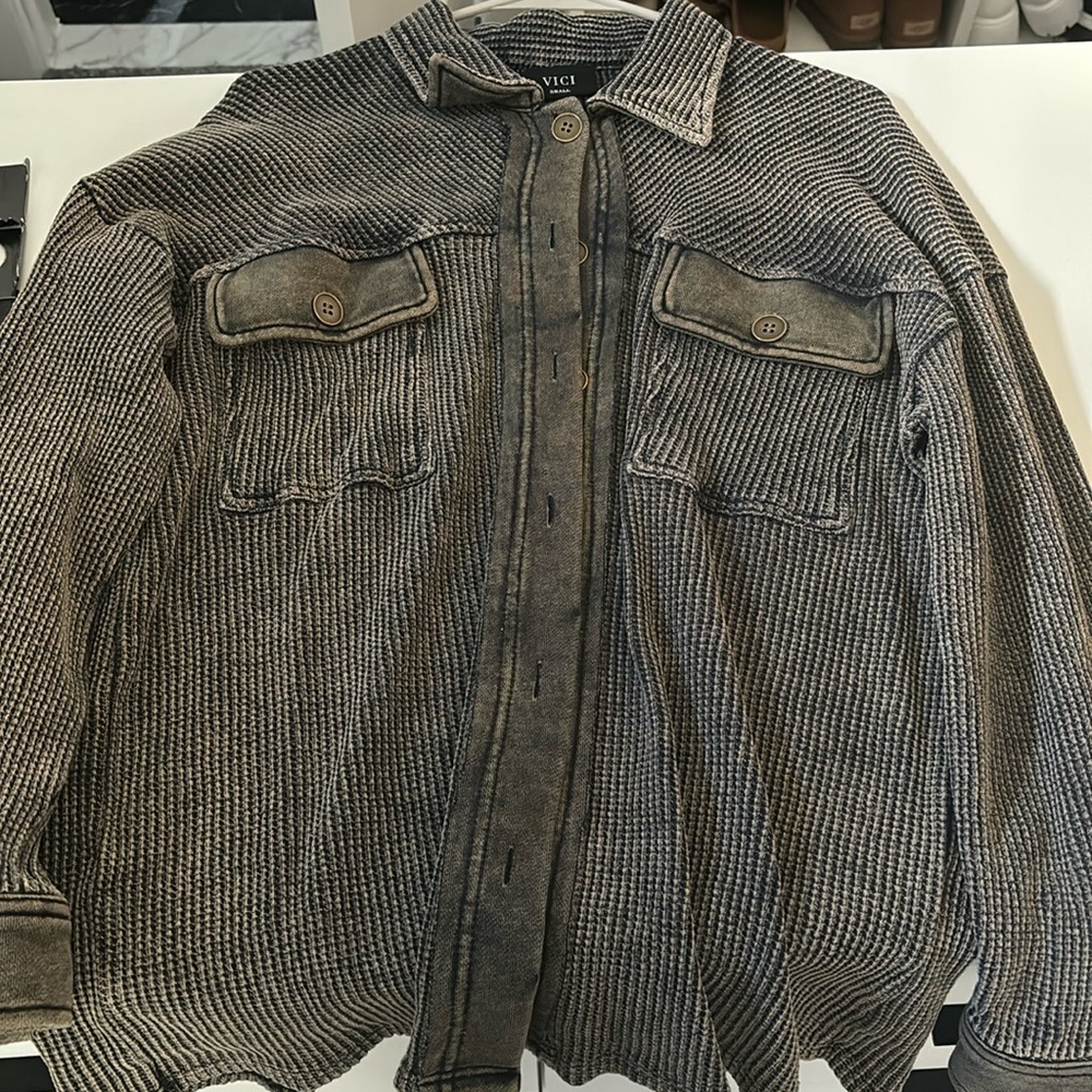 Vici button up sweater